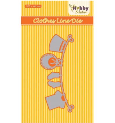 Stanzschablone Baby-Wäscheleine - Hobby Solution