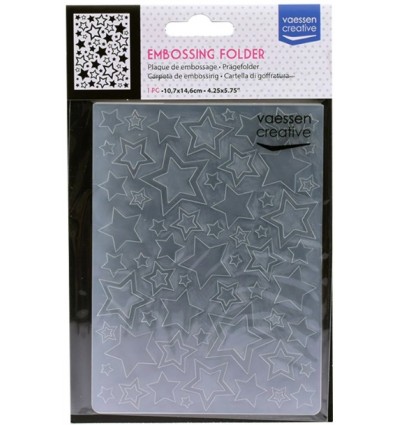 Embossing Folder Big and small stars - VC