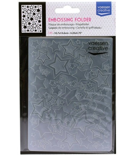 Embossing Folder Big and small stars - VC