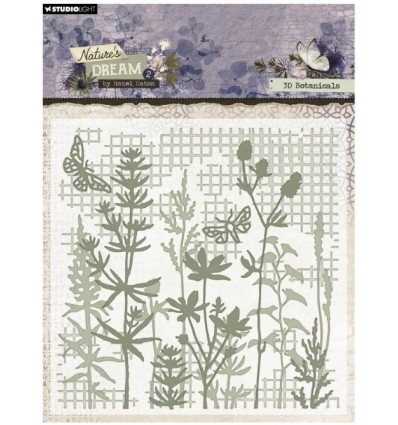 Embossing Folder 3D Botanicals- Studio Light