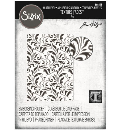 3D Prägeschablone Vault Flourish - Tim Holtz