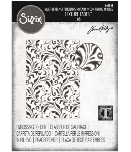 3D Prägeschablone Vault Flourish - Tim Holtz