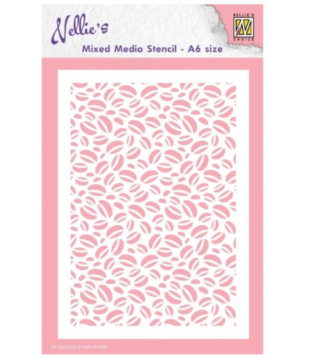 Stencil A6 Size Coffee-Beans - Nellie's