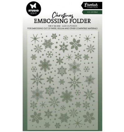 Prägeschablone Embossing Folder Eiskristall - Studio Light