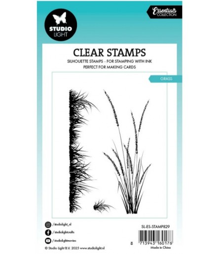 Silikonstempel Clear Stamp Gras - Studio Light