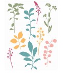 Clear stamps Fine Stems 01 - Sizzix