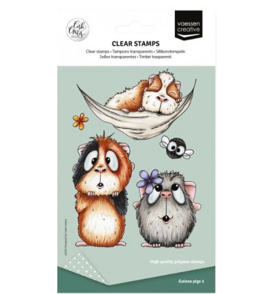 Clear Stamps Silikonstempel Meerschweinchen - Vaessen