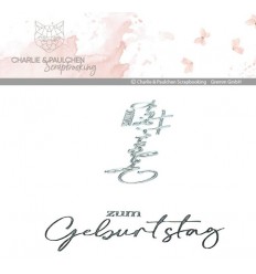 zum Geburtstag cutting dies - Charlie & Paulchen