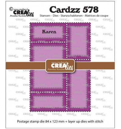 Stanzschablonen Briefmarken - Crealies