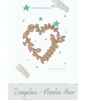 Emporte-pièce cœur floral - Creative Depot