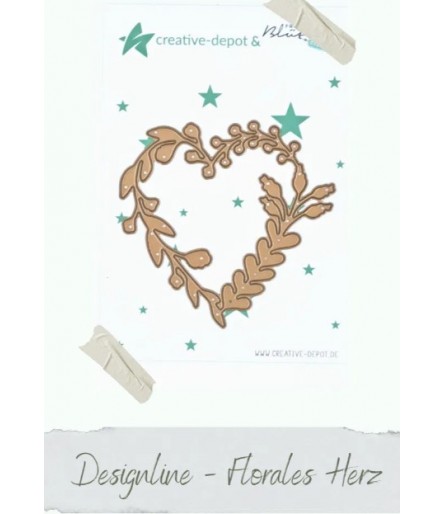 Emporte-pièce cœur floral - Creative Depot
