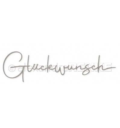 Stanzschablone Glückwunsch - Alexandra Renke