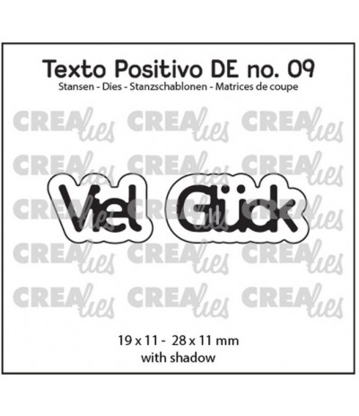 Pochoirs de découpe Viel Glück - Crealies