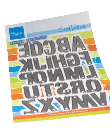 Stanzschablonen Alphabet Buchstaben - Marianne