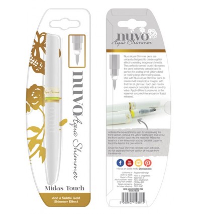 Aqua gold shimmer Midas Touch - Nuvo