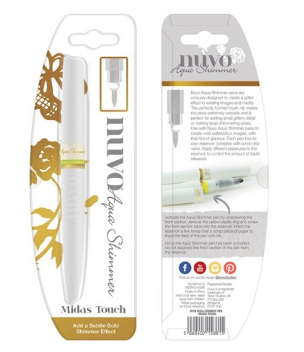 Aqua gold shimmer Midas Touch - Nuvo