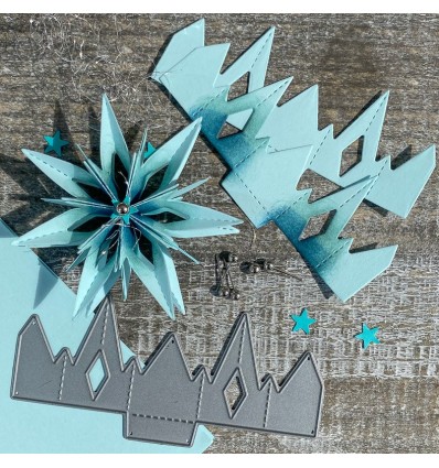 Stanze für Faltstern Nr.10S - FarbTon