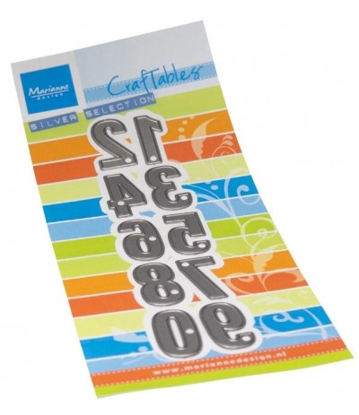 Stanzschablonen Zahlen  - Marianne