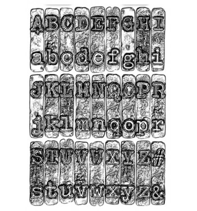 3D Embossingfolder Typewriter - Tim Holtz