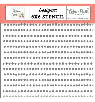 Stencil  To Do Dots - Echo Park