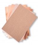 Rose Gold Scrapbooking-Papier 5x10 Blatt assortiert