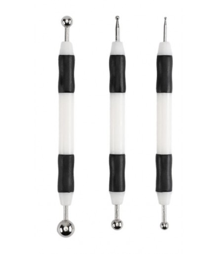 Set de 3 stylos à embosser pour papier