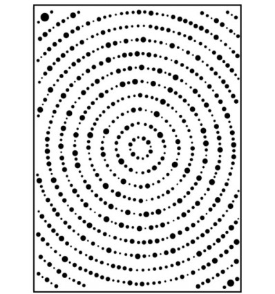 Classeur d'emossage Pochoir de gaufrage Cercles multiples - VC