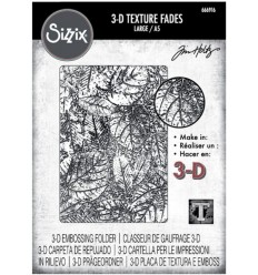3D Embossingfolder feuillage A5 - Tim Holtz