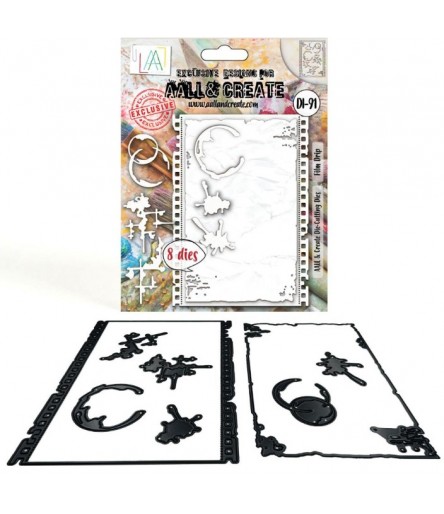 Pochoirs de découpe « Film Drip »