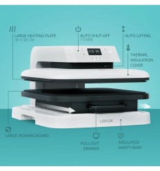 LOKLiK Auto Heat Press - Transferpresse 38 x 38 cm