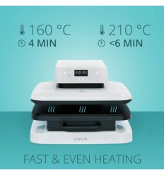 LOKLiK Auto Heat Press - Transferpresse 38 x 38 cm