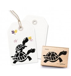 Stamp Turtle Kapua - cats on appletrees