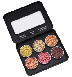 Wasserfarben Pearlcolors 6er Set &quot;Earth&quot; - Coliro