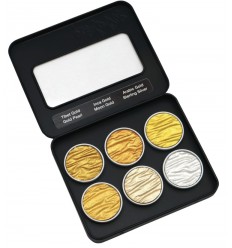 Watercolors Pearlcolors 6er Set &quot;Gold &amp; Silver&quot; - Coliro