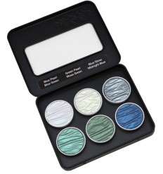 Wasserfarben Pearlcolors 6er Set &quot;Ocean&quot; - Coliro