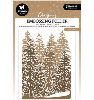 Prägeschablone Pine Forest - Studio Light