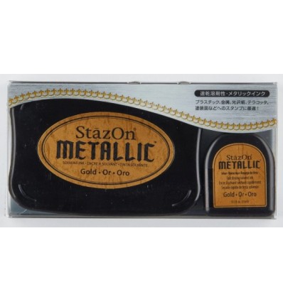 StazOn Gold Metallic Pigment Ink Pad -VC