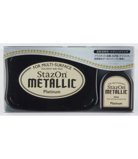 StazOn Platinum Metallic Stempelkissen mit Refill -VC