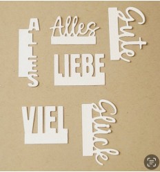 Stanzschablonen Alles Gute - FT