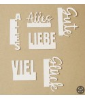 Stanzschablonen Alles Gute - FT