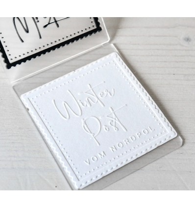 Mini pochoir Winterpost - Renke