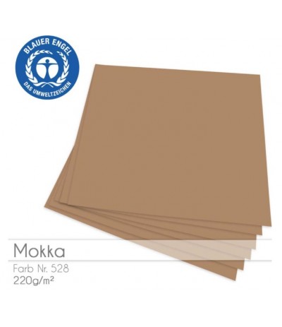Scrapbooking Papier in Mokka, 12 Stk. 30.5 x 30.5cm 220g/m²