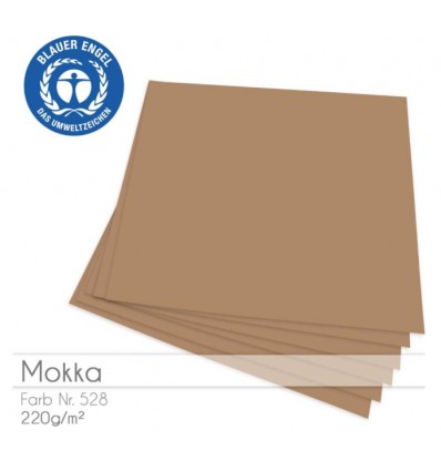 Scrapbooking Papier in Mokka, 12 Stk. 30.5 x 30.5cm 240g/m²