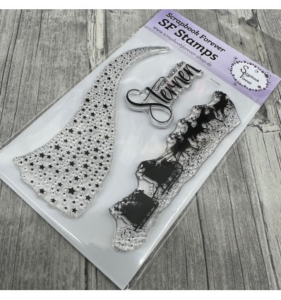 Silikonstempel Clear Stamps Weihnachtsschlitten - Scrapbook Forever