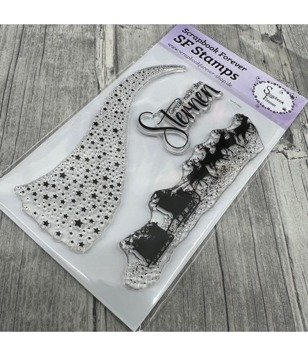 Silikonstempel Clear Stamps Weihnachtsschlitten - Scrapbook Forever