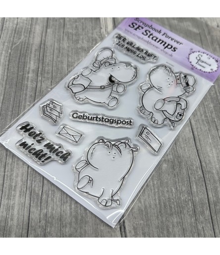 Silikonstempel Clear Stamps Hippos - Scrapbook Forever