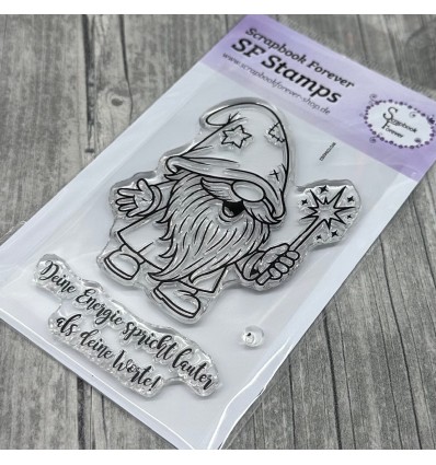 Clear Stamps Wichtel Deine Energie - Scrapbook Forever