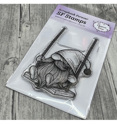 Clear Stamps Wichtel auf Schaukel - Scrapbook Forever