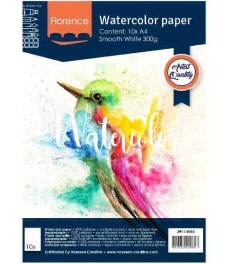 Aquarell Papier smooth white - Florence