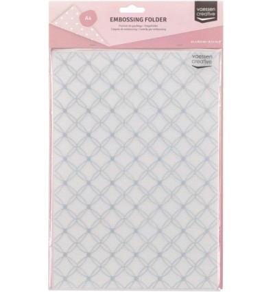 Embossing Folder Oriental Pattern Size A4 - VC